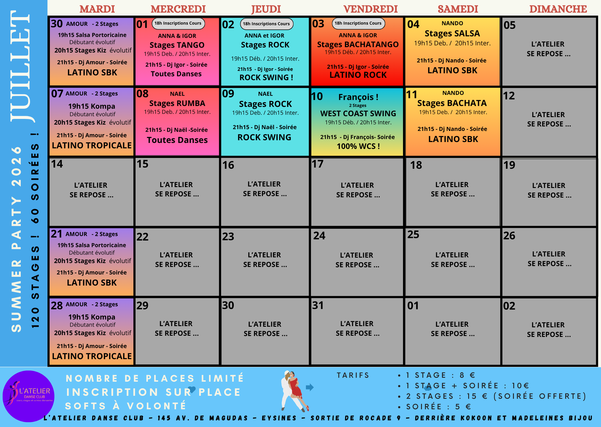 summer party Juillet 2027-2